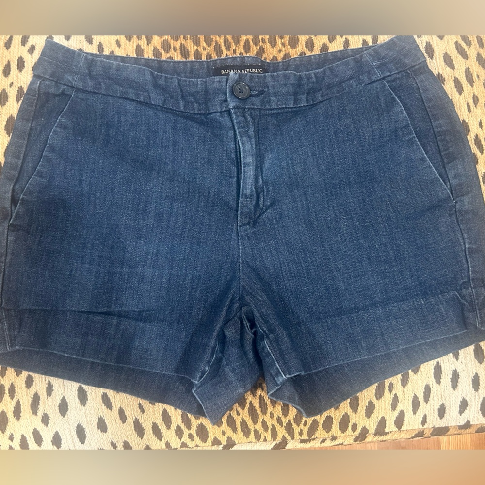 Banana Republic Dark Blue Jean Shorts